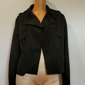 KUT from the kloth Jacee Draped Moto Jacket womens size small